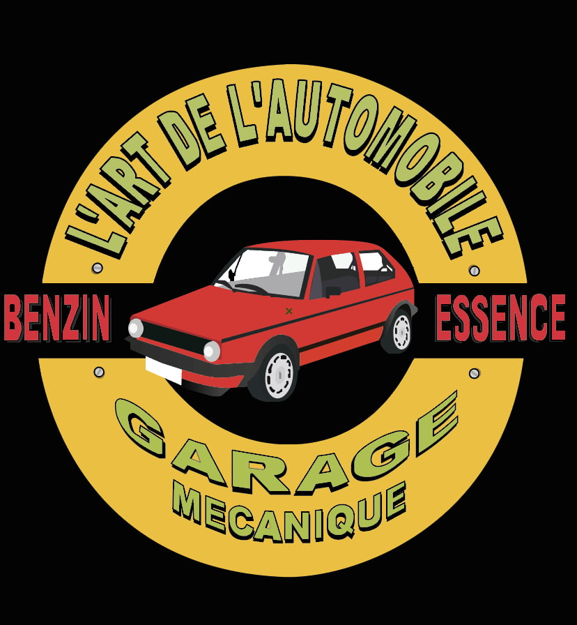 logo de l'art de l'automobile en format vectoriel