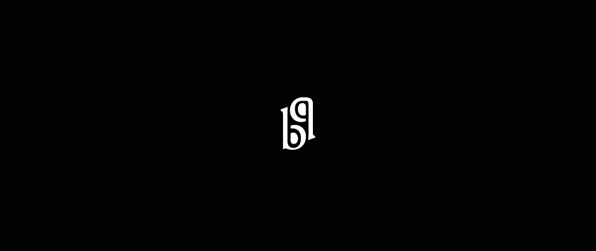 logo de l'identité visuelle en blanc sur fond noir